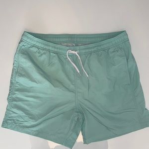 Mint green size large men’s swim trunks